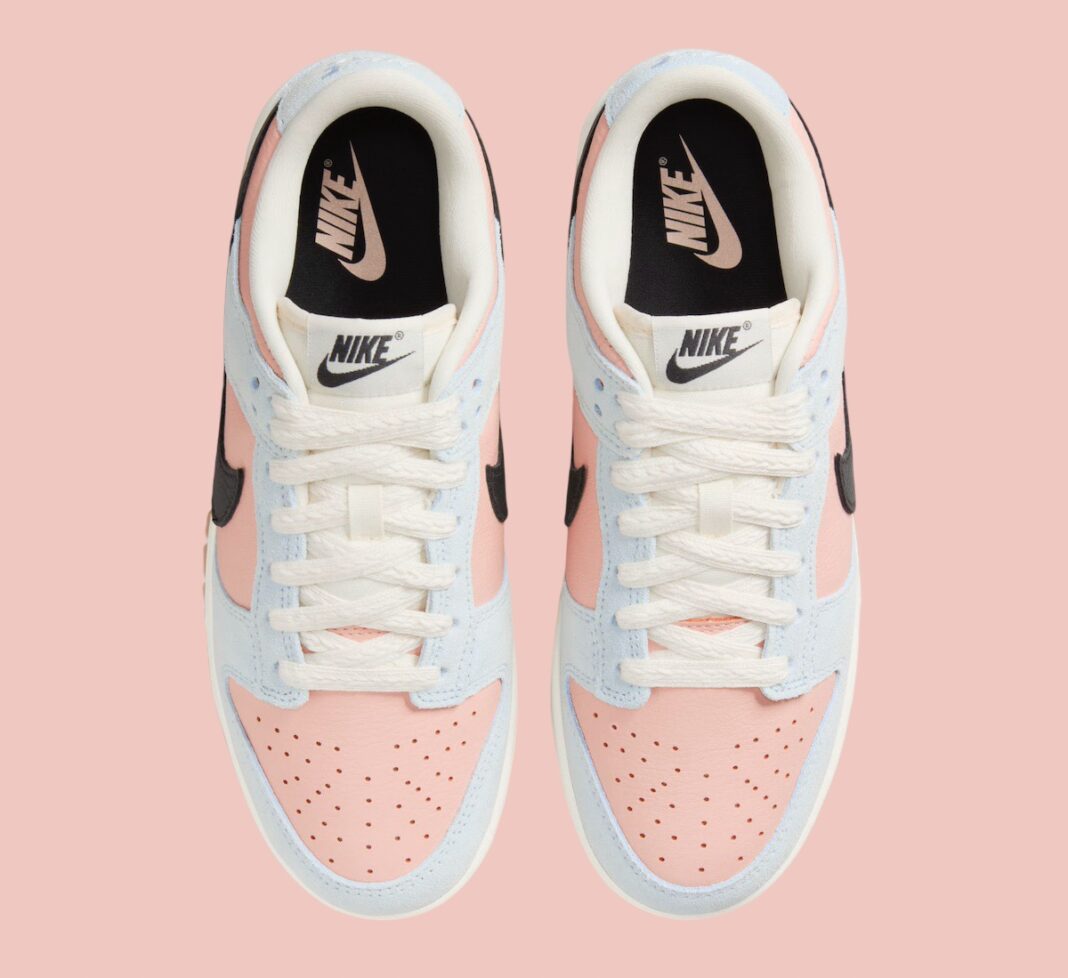 NIKE DUNK LOW ROSE BLEU PINK BLUE