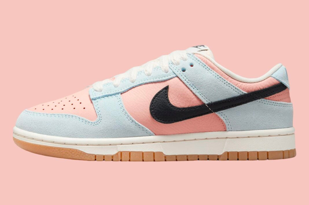 NIKE DUNK LOW ROSE BLEU PINK BLUE