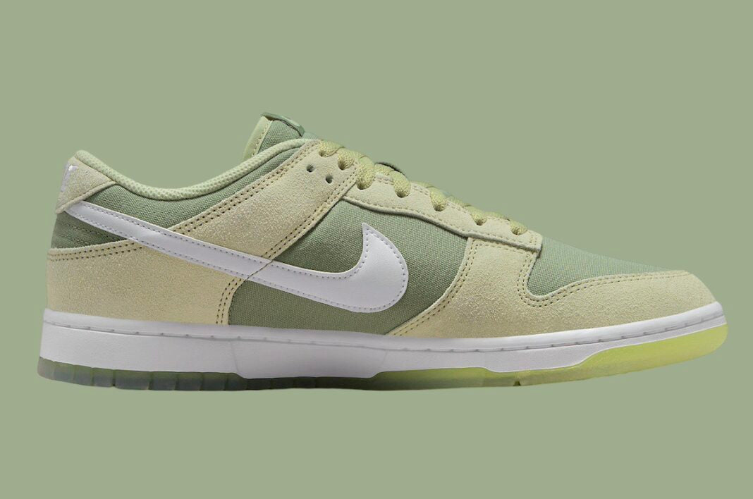 NIKE DUNK LOW OIL GREEN OLIVE VERT