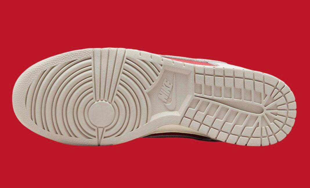 NIKE DUNK LOW RED GREY ROUGE GRIS