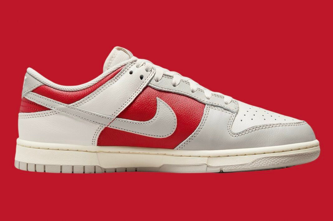 NIKE DUNK LOW RED GREY ROUGE GRIS