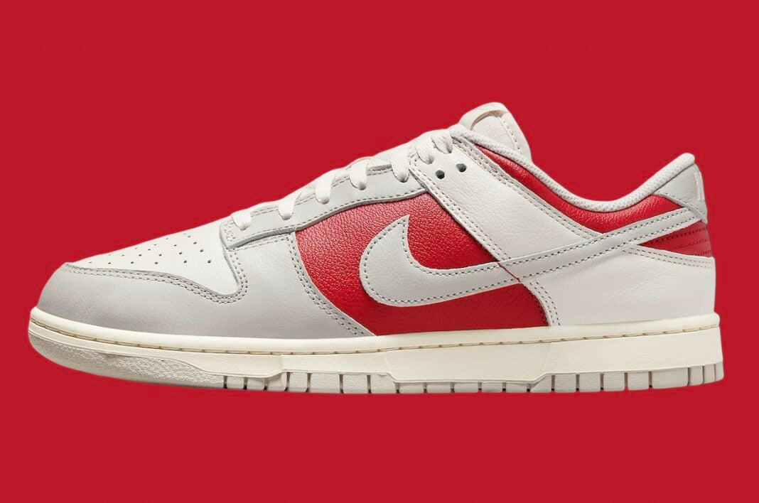 NIKE DUNK LOW RED GREY ROUGE GRIS