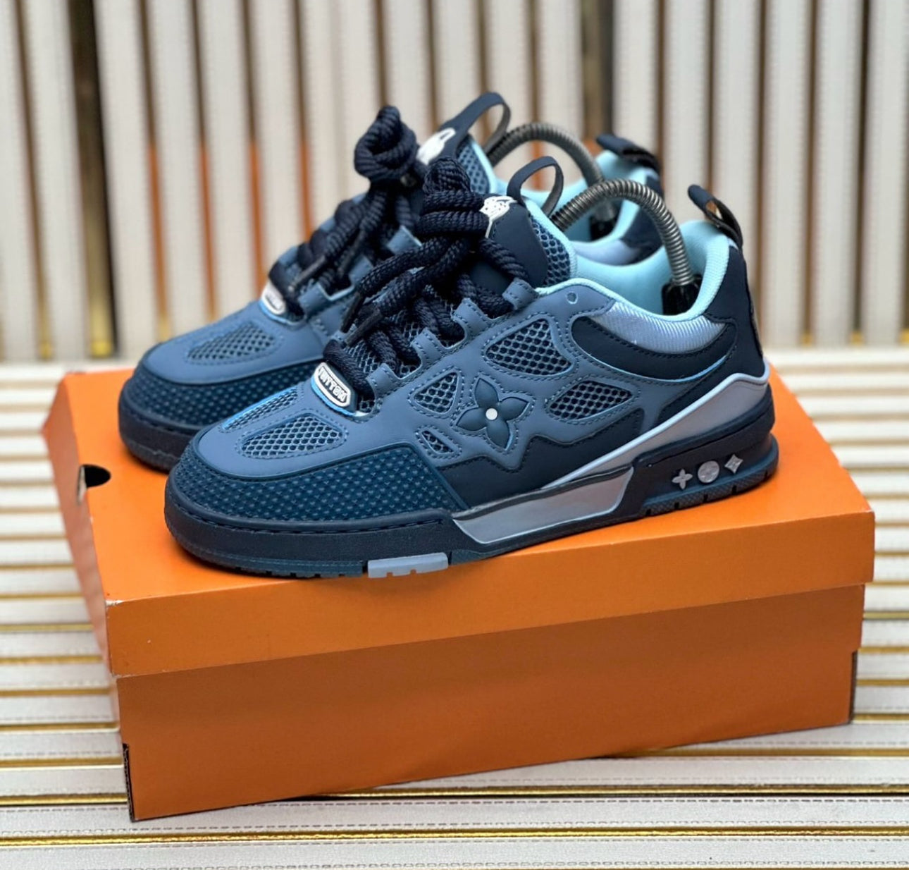 SNEAKERS LOUIS VUITTON SKATE BLEU