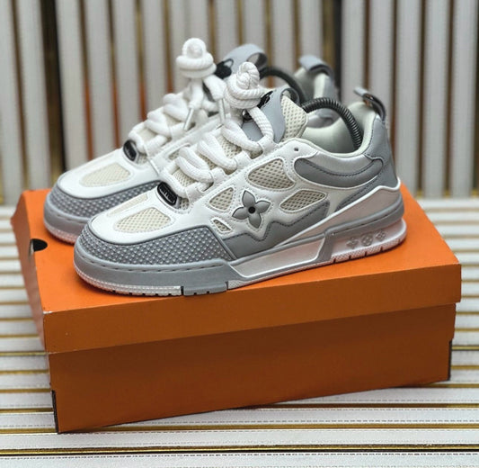 SNEAKERS LOUIS VUITTON SKATE GRIS BLANC