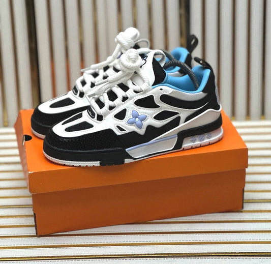 SNEAKERS LOUIS VUITTON SKATE NOIR BLEU