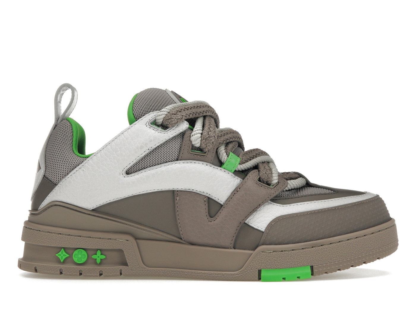SNEAKERS LOUIS VUITTON SKATE GRIS VERT