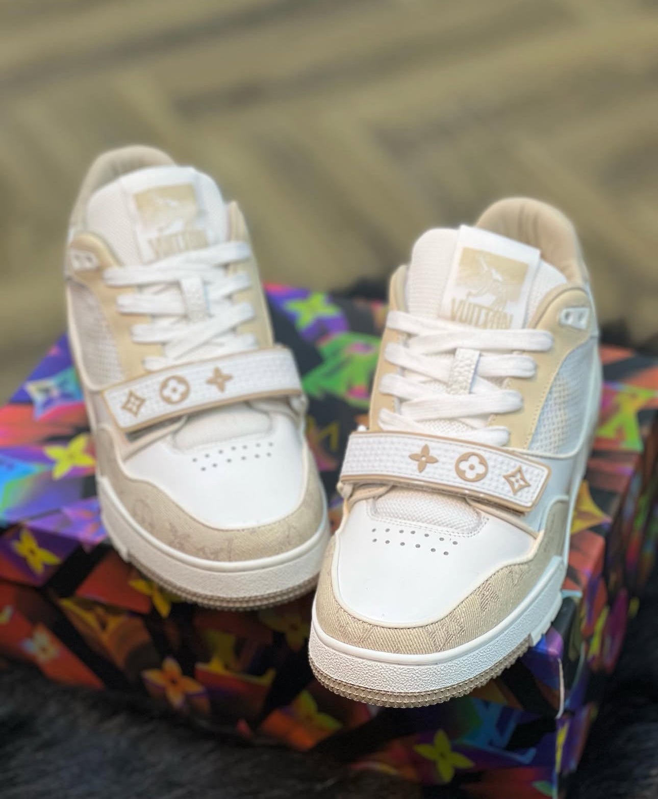 SNEAKERS LOUIS VUITTON SKATE BEIGE