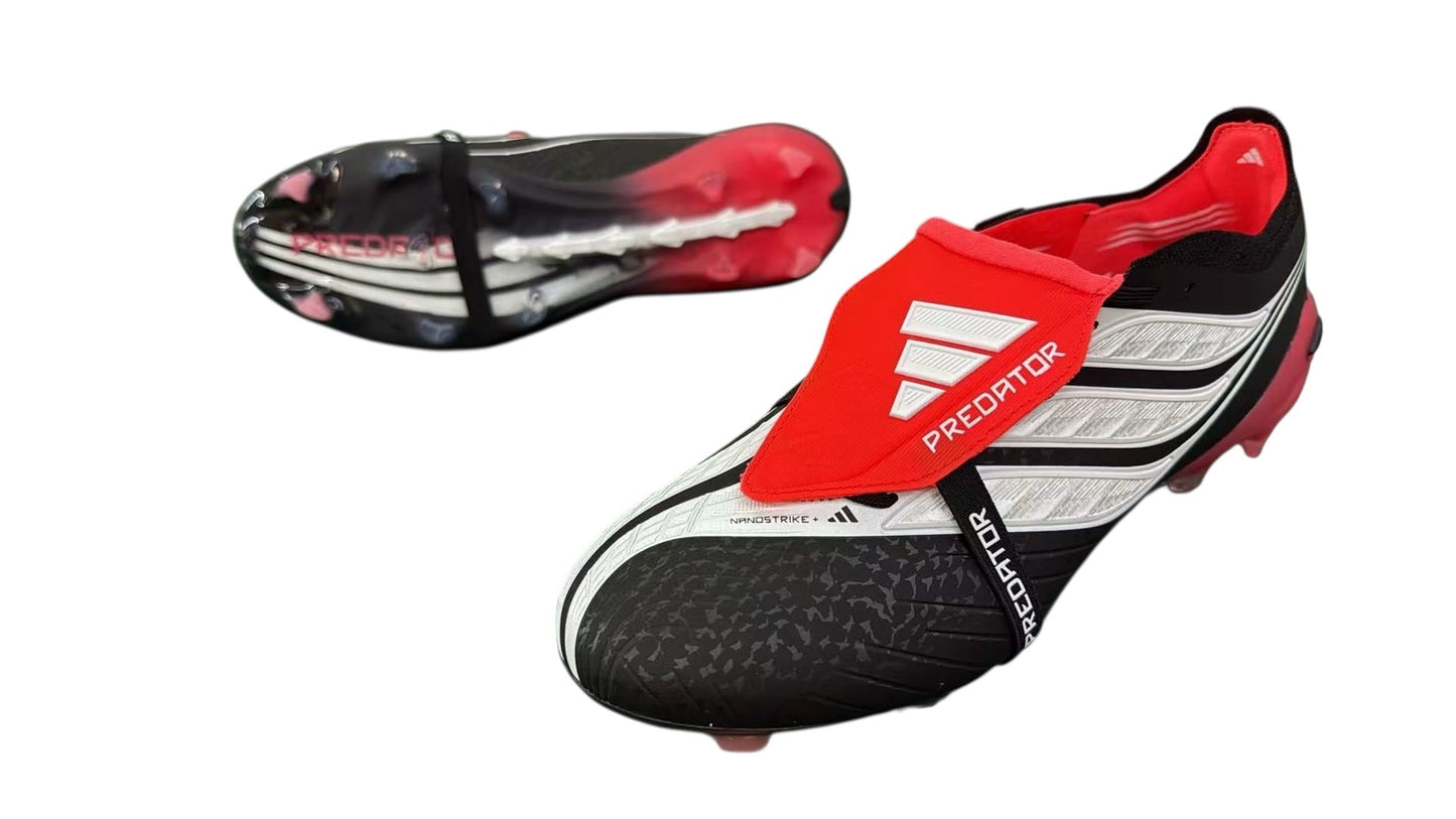 Adidas Predator League Fold-Over Tongue FG – Black – Domine le jeu avec précision & puissance